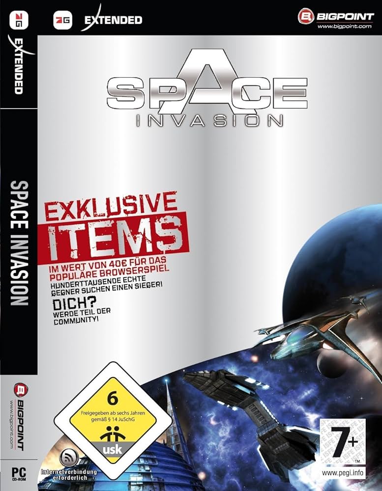 SpaceInvasion 7Games retail CD